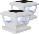 Solar Cap Lights For 3X3, 4X4 Posts (2 Pack) BICSGL-12WHT. Fixed Price $29.99.