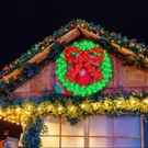 36" Led Christmas Wreath With Bow - Bright Outdoor Holiday Decor For Home. Fixed Price $183.99.