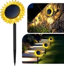 Hogni Solar Pathway Lights - 2 Pack Led Sunflower Garden Light, Waterproof. Fixed Price $14.99.