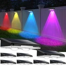 Brightever Solar Fence Lights Outdoor 8-PACK, Waterproof Powered Led. Fixed Price $63.20.