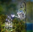 Solar Power Twinkling 30 Led Garden Watering Can Light Shepard's Hook Display. Fixed Price $34.99.