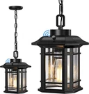 Wihtu Dusk To Outdoor Pendant Lights For Dawn, Black. Fixed Price $100.29.
