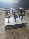 Hampton Bay Solar Outdoor Led Landscape Path Light 10 Lumens BRONZE-6 Pack. Fixed Price $48.00.