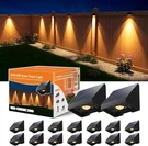 16 Pack Solar Powered Fence Lamps - Waterproof Led Lights For Outdoor Security. Fixed Price $113.99.