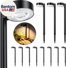 Solar Pathway Lights Outdoor, 12 Pack Waterproof With Bigger Led Lens. Fixed Price $69.43.