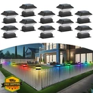 Moon-de-age 10 Pack Solar Post Lights 4X4 4X6 50 Lumens Waterproof Garden. Fixed Price $171.99.