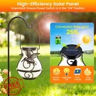Khaornix 2PK Solar Hummingbird Lanterns, Flickering Flame. Fixed Price $34.99.