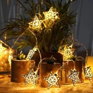 4M Golden Metal Star Led String Lights 10 Fairy Home Decoration. Fixed Price $25.99.