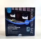 (2-PK) Hampton Bay Motion Sensing Led Outdoor Solar Deck Light NXT-1781. Fixed Price $43.44.