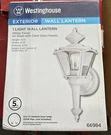 Westinghouse 66984 Single-light Exterior Wall Coach Lantern, White Textured. Fixed Price $24.99.