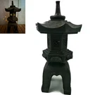 1-LIGHT 17 In. Integrated Led Solar Powered Asian Pagoda With Gray. Fixed Price $78.06.