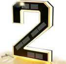 Dibms 9 Inch Solar Lighted House Numbers For Outside, Waterproof Led Illuminated. Fixed Price $31.76.