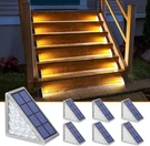 Niorsun Solar Step Lights 6 Pack, Outdoor Stair Warm White. Fixed Price $55.81.