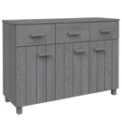 Sideboard Bar Buffet Console Cabinet With Drawers Hamar Solid Wood Pine Vidaxl. Fixed Price $254.99.