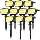 Lotmos Solar Lights Outdoor Waterproof IP67, 10 Pack Landscape Spotlight.... Fixed Price $110.68.