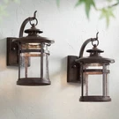 Franklin Iron Callaway 11 1/2" Bronze Led Outdoor Lights Set Of. Fixed Price $299.99.