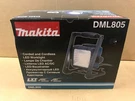 New In Opened Box - Makita Corded & Cordless Led Worklight #DML805. Fixed Price $159.96.