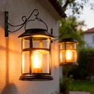Solar Waterproof Wall Mount Auto On Off Warm White Garpar Lanterns Yard. Fixed Price $51.99.