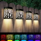 Denicmic Solar Wall Lights Outdoor Sconce Fence Lighting 4 Pack, Black. Fixed Price $51.45.