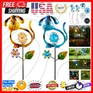 Unique Dog Figurine Solar Lights - Decorative And Functional Garden Stakes. Fixed Price $33.59.