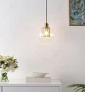 Safavieh Lighting Toronto Adjustable Clear/brass Pendant Led Bulb Included Nib. Fixed Price $33.27.