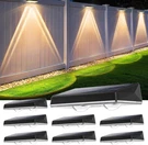 Solar Fence Lights Outdoor 8-PACK IP67 Waterproof Wall Dusk To. Fixed Price $42.99.