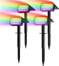 Solar Spot Lights Outdoor 4 Pack 108 Led IP67 Waterproof Landscape Lighting Path. Fixed Price $98.99.