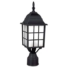 Trans Globe City Mission 18" Post Top Lantern In Black - 4421 Bk. Fixed Price $53.20.