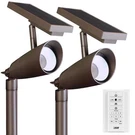 Feit Onesync Bronze Solar Powered/remote 1 Led Spotlight 2 Pk. Fixed Price $104.87.
