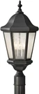 Feiss OL5907BK Martinsville Three Light Outdoor Post Lantern Outside Fixture.. Fixed Price $119.99.