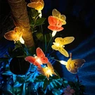 Anordsem Solar Garden Lights Outdoor: 8 Removable Optical Fiber Butterflies 2.... Fixed Price $31.67.