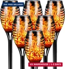 Otdair Solar Lights Outdoor Waterproof, 12LED Tiki Torches For Outside With Flic. Fixed Price $40.76.