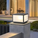 Outdoor Modern Post Light, Pillar Lights Led Fence Deck Cap Wired High .... Fixed Price $116.99.