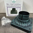 Bel Air Lighting Cast Aluminum Verde 3 Post Adaptor Square Pier Mount Base. Fixed Price $9.99.