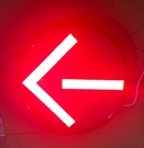 Duralight Trastar 12" Traffic Signal Red Arrow New Never Installed. Fixed Price $25.00.