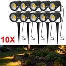 10PCS Led Low Voltage 12V 5W Landscape 3000K Garden Outdoor Spotlight IP65. Fixed Price $44.98.