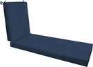 Navy Hampton Outdoor Chaise Lounge Cushion For Patio Furniture. Fixed Price $80.99.