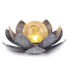Huaxu Solar Lights Outdoor Garden, Crackle Globe Glass Lotus Decor, Waterproo.... Fixed Price $46.27.