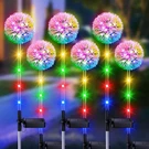 Solar Outdoor Garden Decor, 6 Pack Flower Lights, 2 Modes Colorful. Fixed Price $60.39.