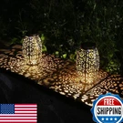 Kaixoxin 2-PACK Solar Lantern Outdoor Hanging Table Light Garden Decor IPX4. Fixed Price $78.35.