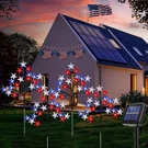 Solar 4TH Of July Stake Lights, Red White And Blue Outdoor Decorations,. Fixed Price $41.00.