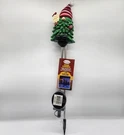 Solaris Powered Gnome Christmas Tree Garden Stake With Multi-colored Led. Fixed Price $11.57.