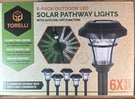 Torelli 6-PACK Solar Pathway Outdoor Led Lights New In Box. Fixed Price $14.99.