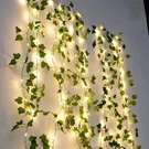 Led Ivy Vine String Lights Bedroom Decor Aesthetic Fairy Battery Powered. Fixed Price $8.00.