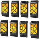 Solar 96 Led Flickering Flame Lights Wall Mount Sensor Landscape Deck Night Lamp. Fixed Price $55.82.