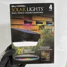 (4-PK) Bell And Howell Color Changing Solar Fence Lights. Fixed Price $39.99.