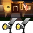 2 Pack Solar Spotlights Outdoor Waterproof For Flag, Tree, Statue, Wooden Sig.... Fixed Price $45.60.