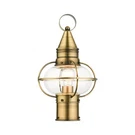 Livex Lighting 26902 Newburyport 15" Tall Outdoor Single Head - Brass. Fixed Price $349.96.