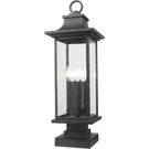 Z-lite 5017PHBS-SQPM-BK Tiberius Post Light Accessories Black. Fixed Price $430.00.