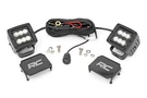 Rough Country 70133BL Black Series 2" Led Light Pods W/harness Flood Pair. Fixed Price $89.95.